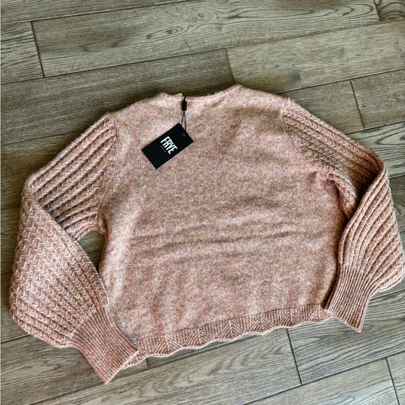 Frye and Co. Womens V Neck Long Sleeve Pullover Sweater Size L - Picture 4 of 8